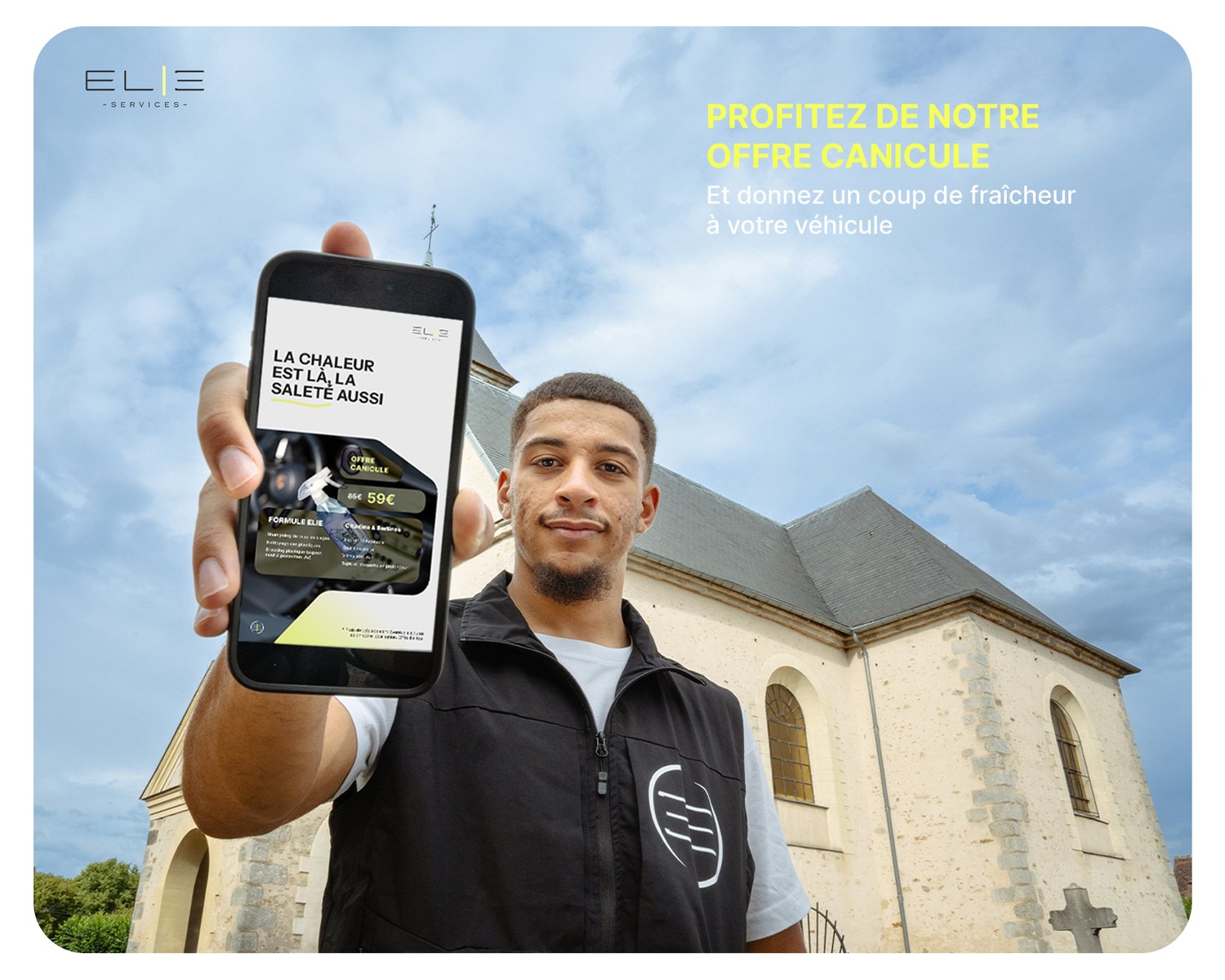 Offre promotionnelle Elie Services : donnez un coup de fraîcheur à votre véhicule.
