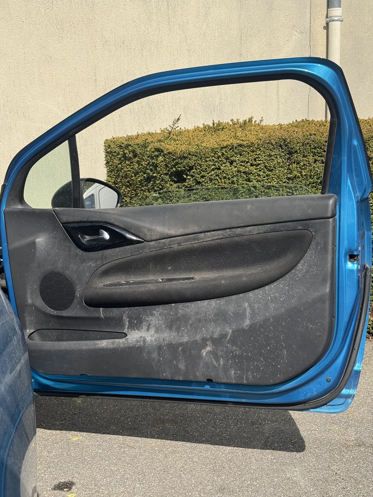 Portière avant nettoyage